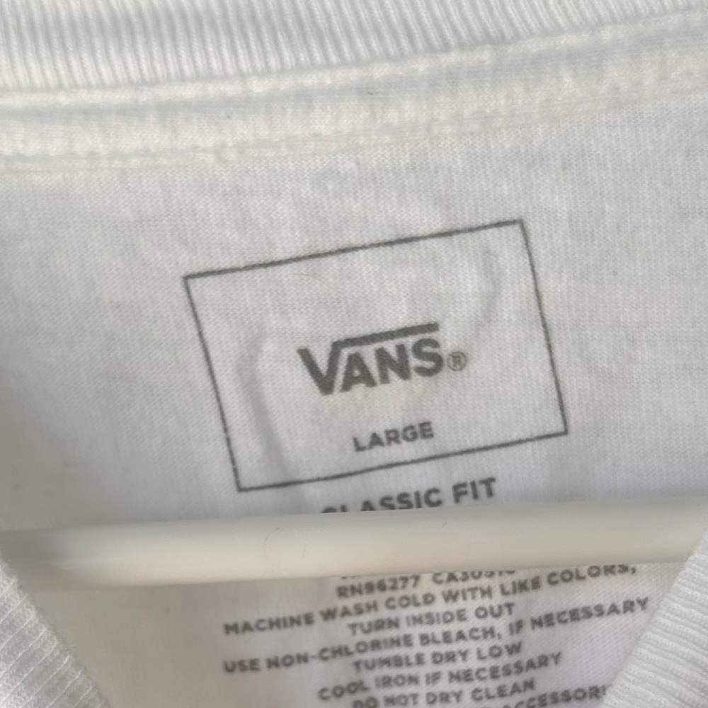 Vans Classic Fit Long Sleeve Tee Shirt Sz LG - Picture 3 of 6